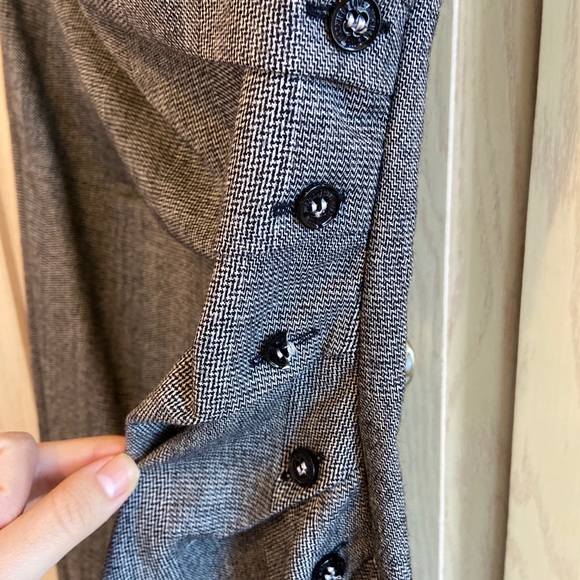 Love Moschino Wool V-Neck Wrap Dress | Size 4 - Picture 4 of 11